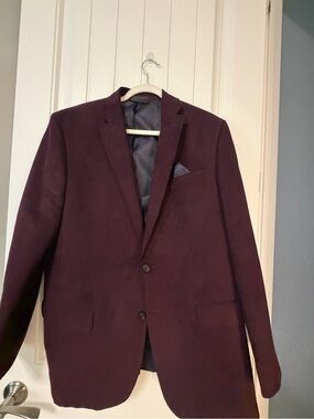 Ralph Lauren Men's Plum Sport Coat Blazer